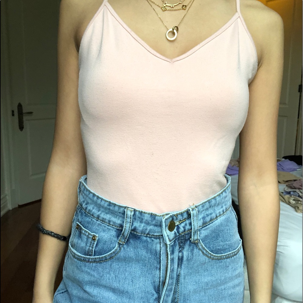 Baby Pink Bodysuit Forever 21